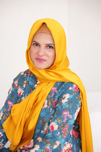 Crinkle Silk - Mustard