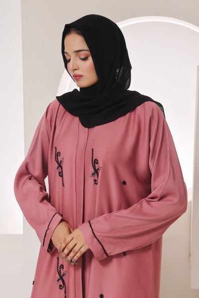 Zeenat Rose Embroided Abaya