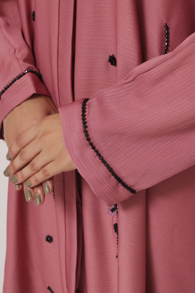 Zeenat Rose Embroided Abaya