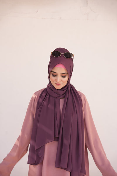 Georgette Hijab Mulberry