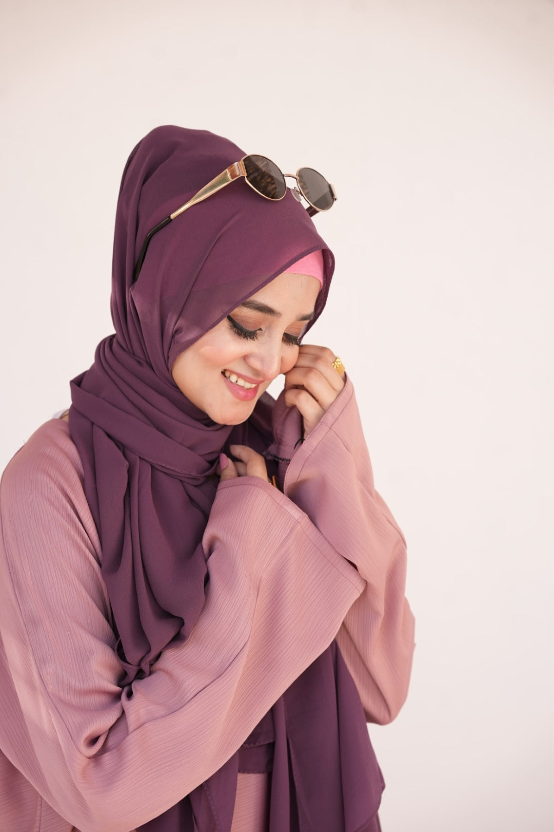 Georgette Hijab Mulberry