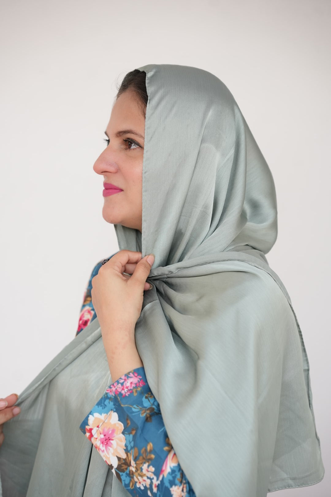 Crinkle Silk - Sage Green