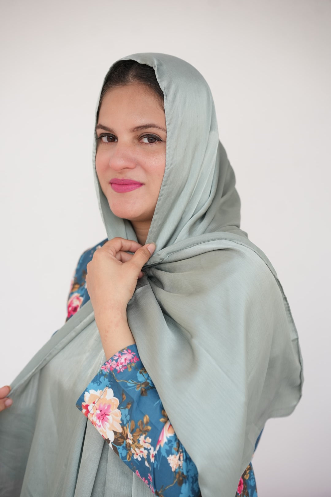 Crinkle Silk - Sage Green