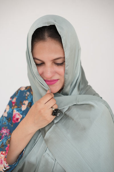 Crinkle Silk - Sage Green