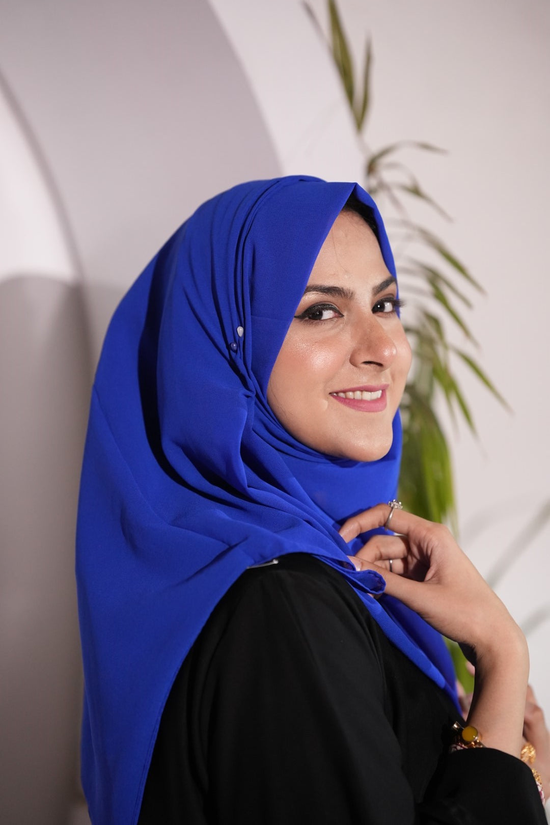 Georgette Hijab Royal Blue