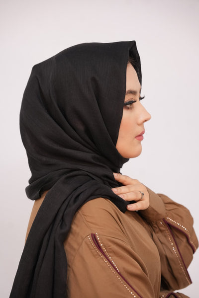 Turkish Slub Lawn - Black