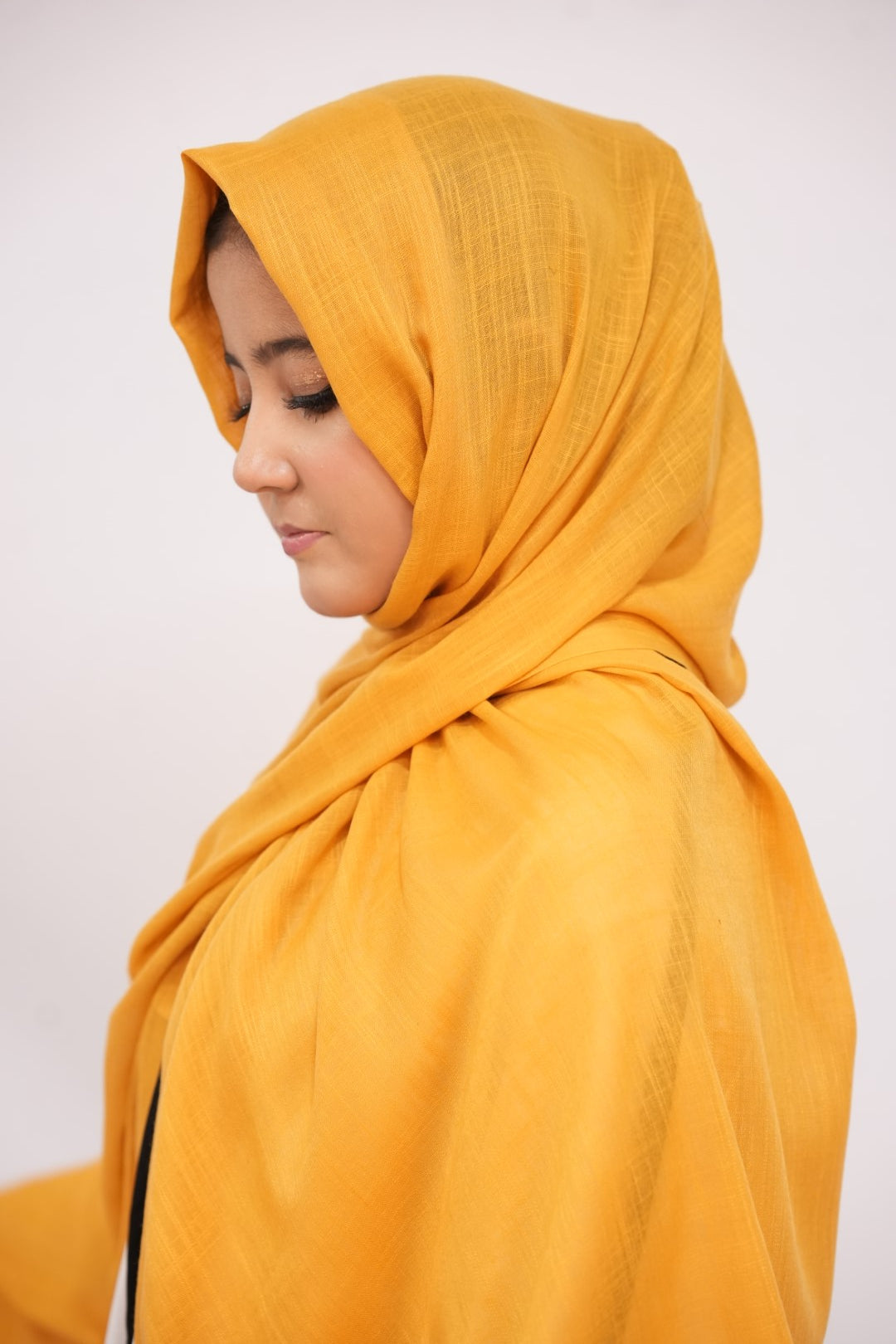 Turkish Slub Lawn - Mustard