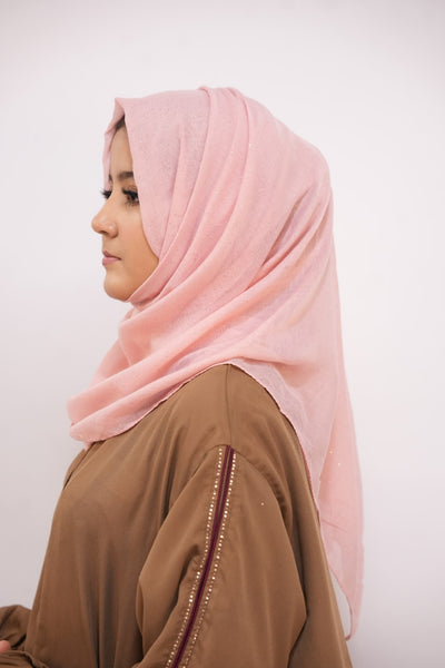 Lawn Glow Hijab Soft Pink