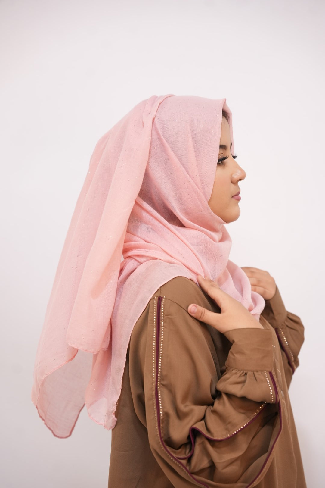 Lawn Glow Hijab Soft Pink
