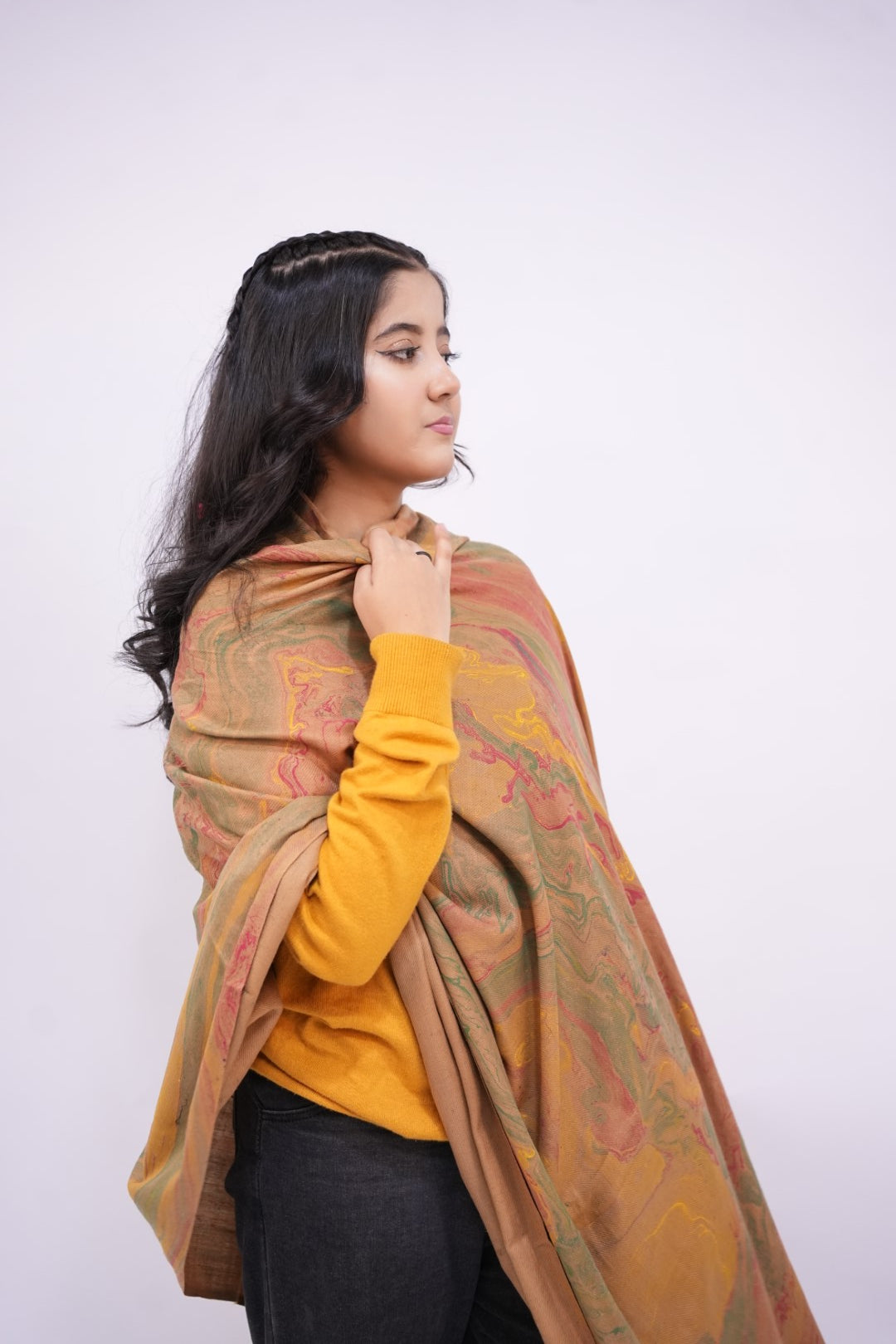 Multicolor Digital Printed Pashmina