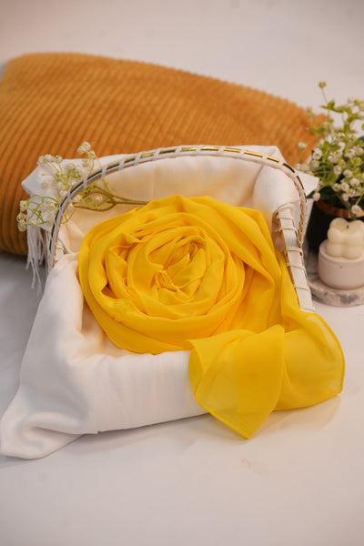Georgette Hijab Yellow