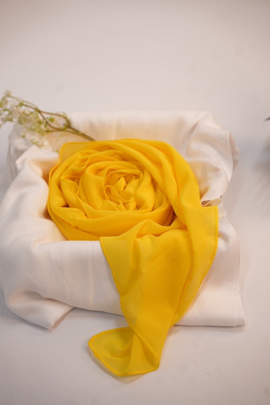 Georgette Hijab Yellow