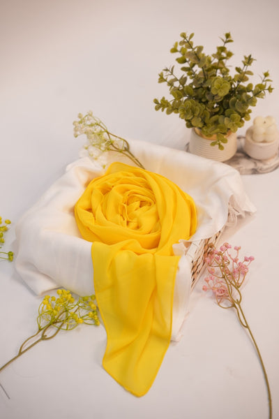 Georgette Hijab Yellow