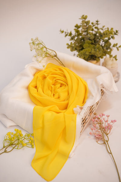 Georgette Hijab Yellow