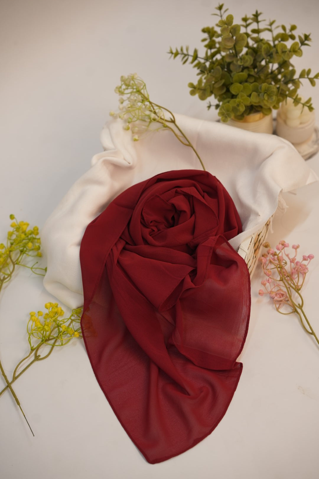 Georgette Hijab Maroon
