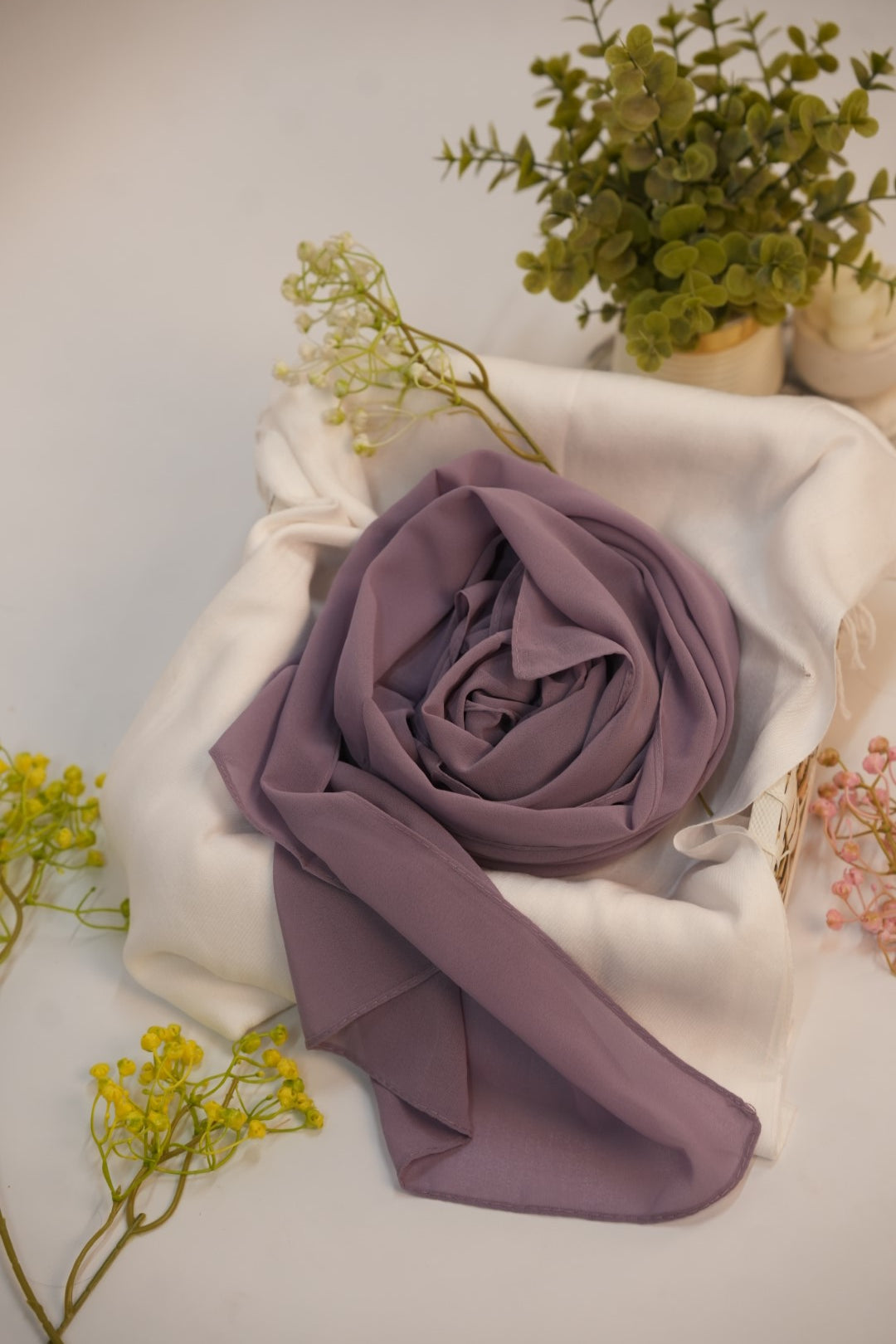 Georgette Hijab Mauve