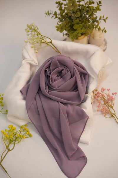 Georgette Hijab Mauve