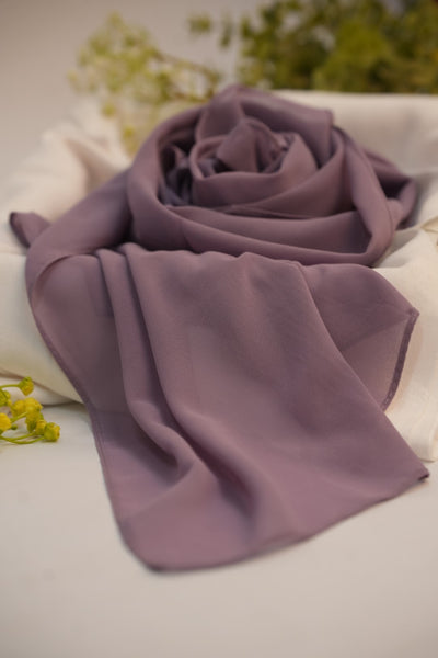Georgette Hijab Mauve