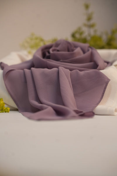 Georgette Hijab Mauve