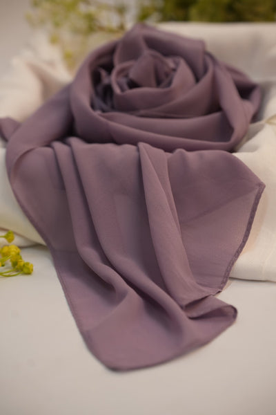 Georgette Hijab Mauve