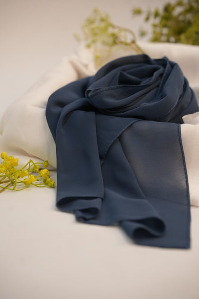 Georgette Hijab Navy Blue