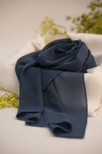 Georgette Hijab Navy Blue