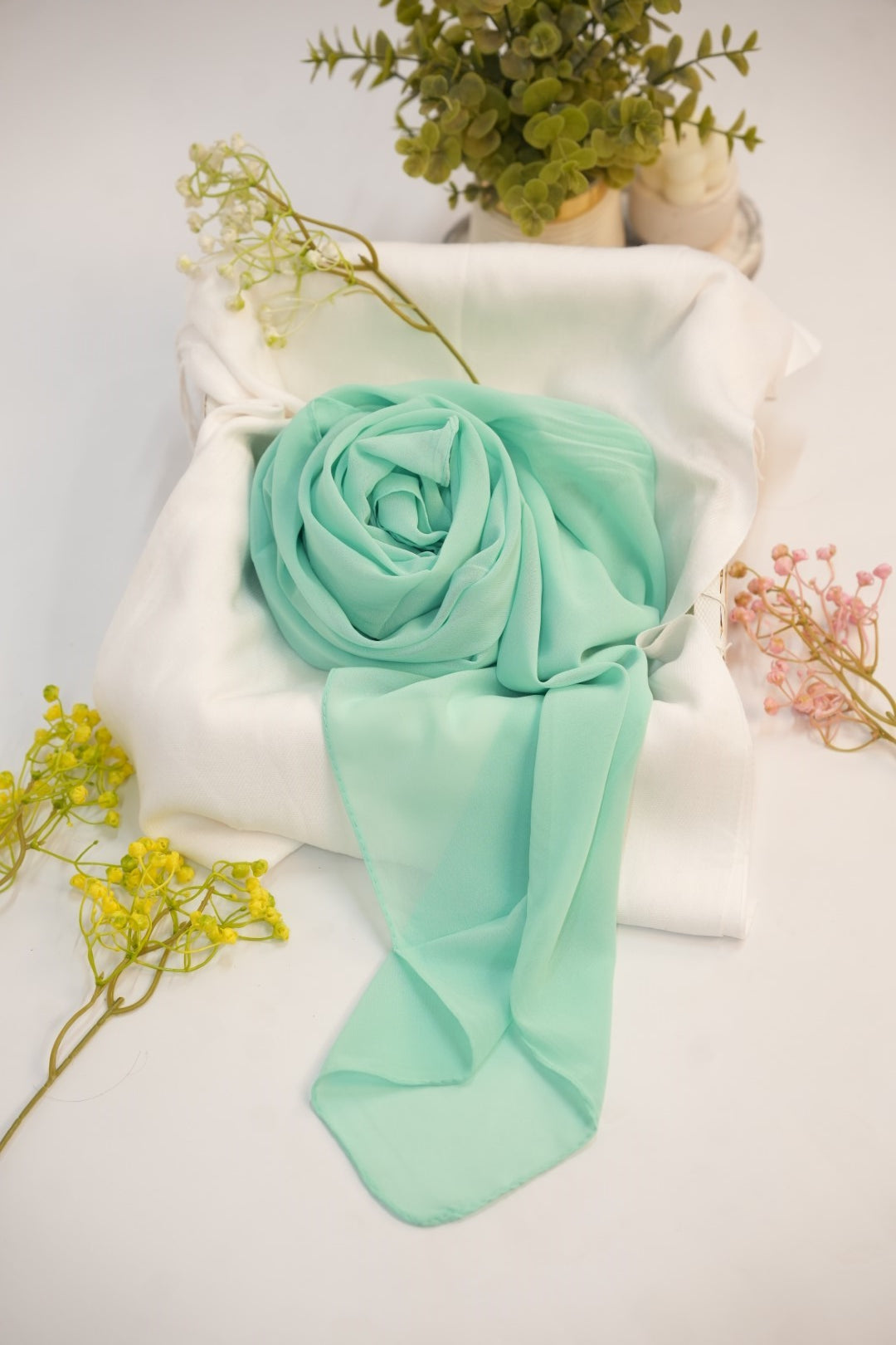 Georgette Hijab Sea Green