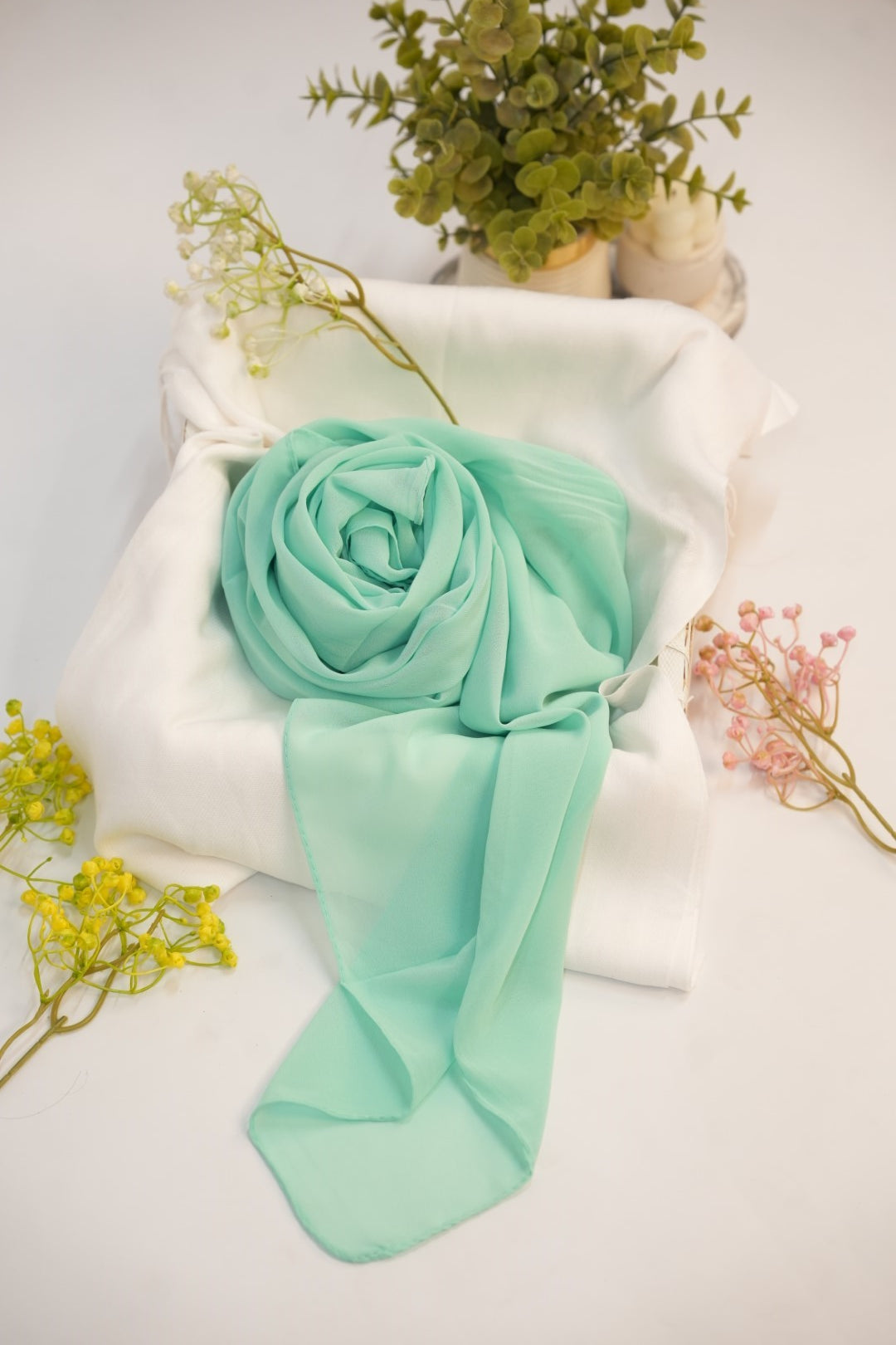 Georgette Hijab Sea Green