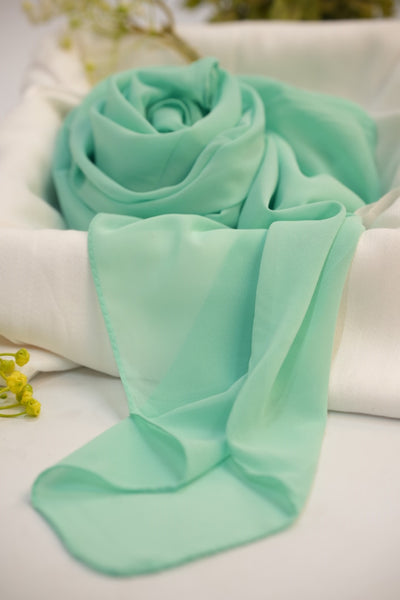 Georgette Hijab Sea Green