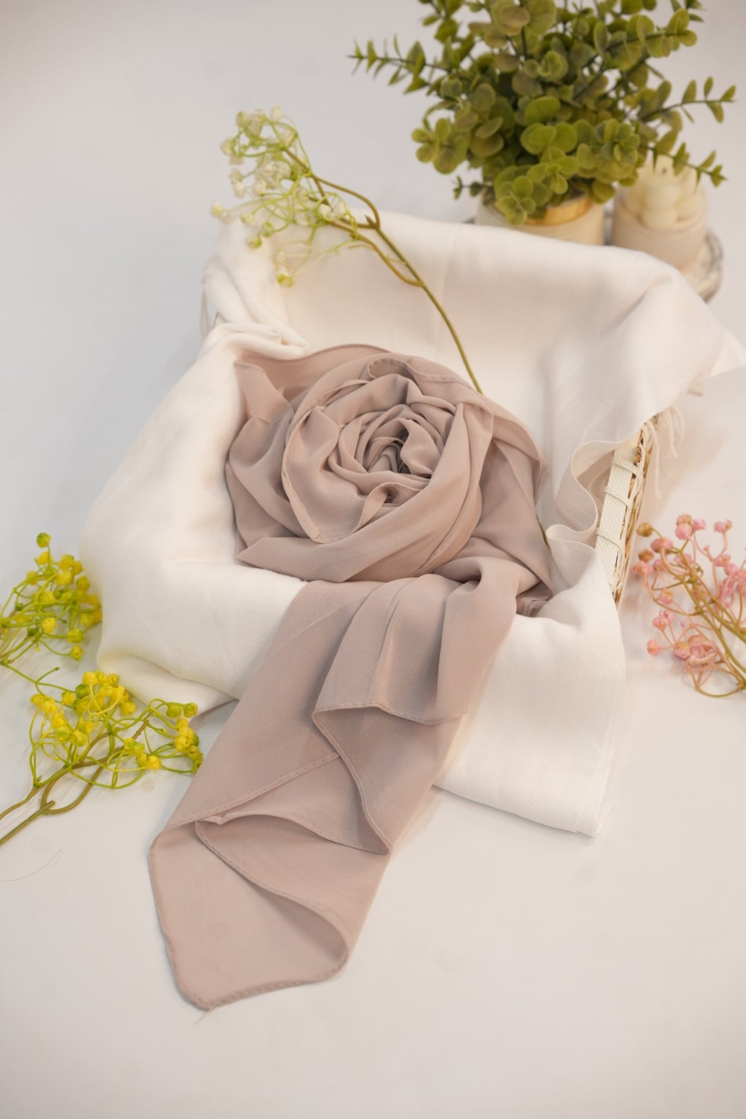 Georgette Hijab Cool Beige