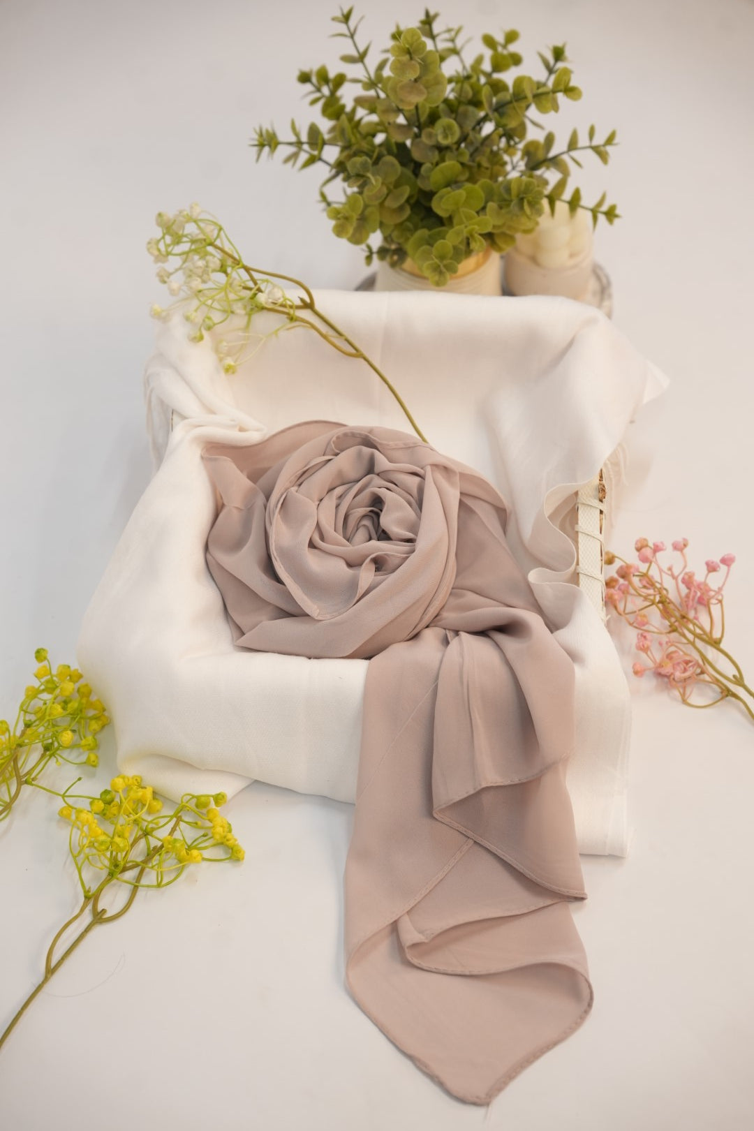 Georgette Hijab Cool Beige