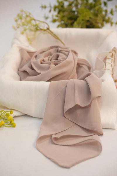 Georgette Hijab Cool Beige
