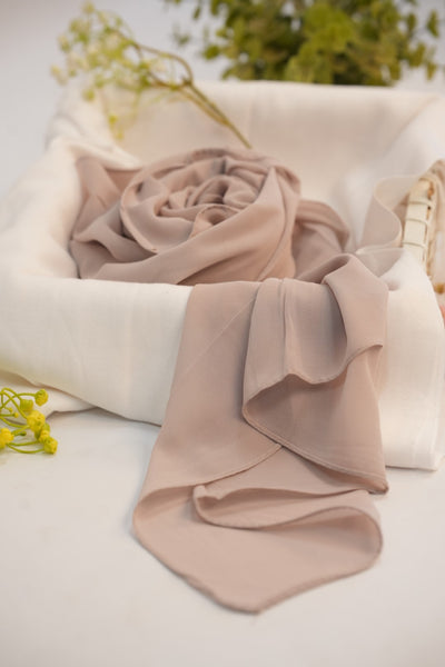 Georgette Hijab Cool Beige