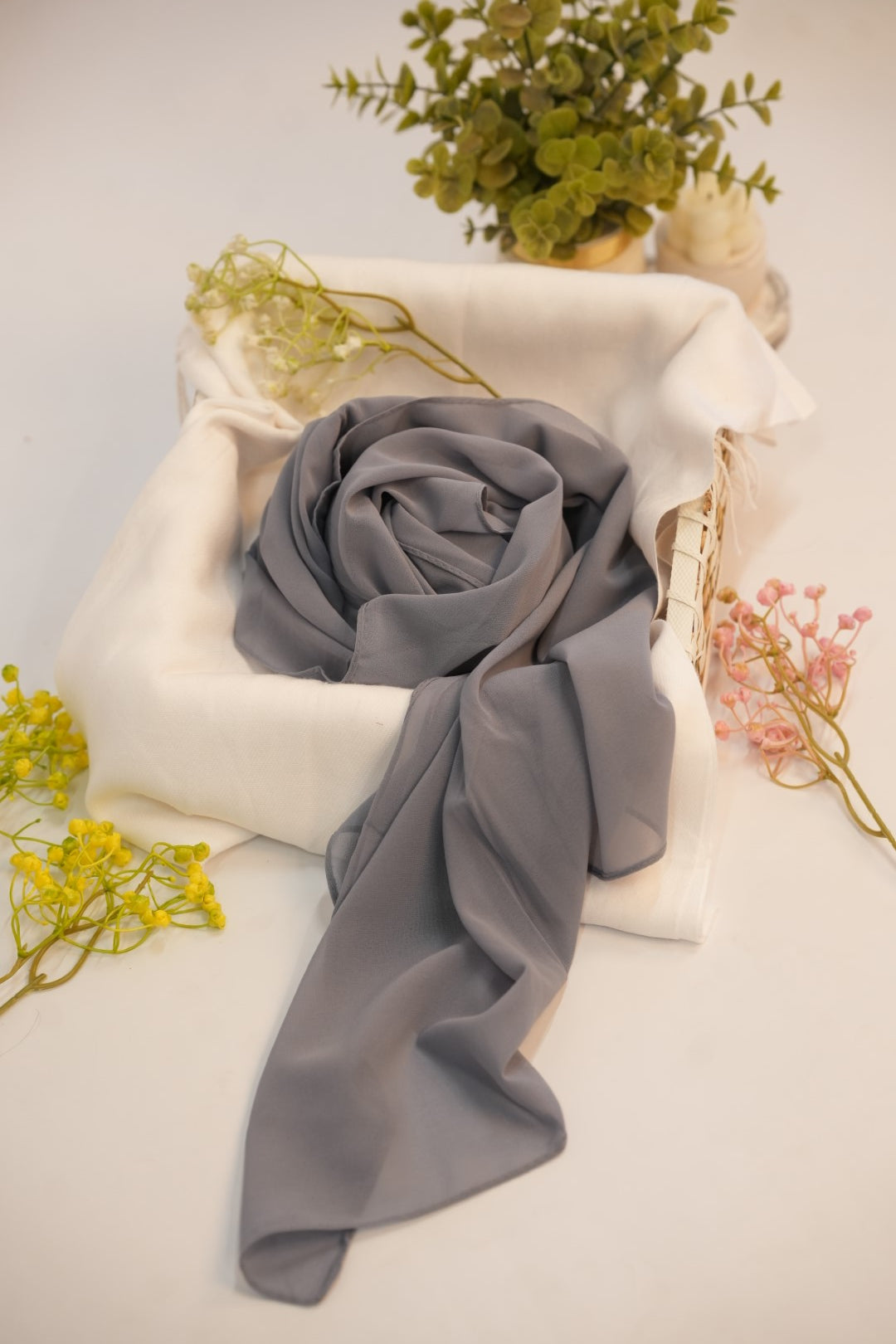 Georgette Hijab Dark Tupe Color