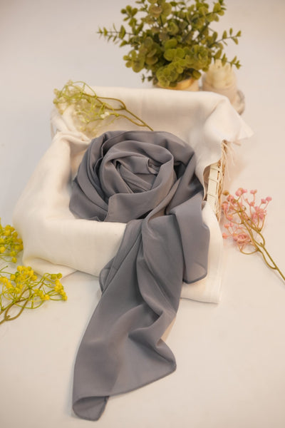 Georgette Hijab Dark Tupe Color