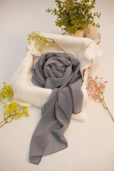Georgette Hijab Dark Tupe Color