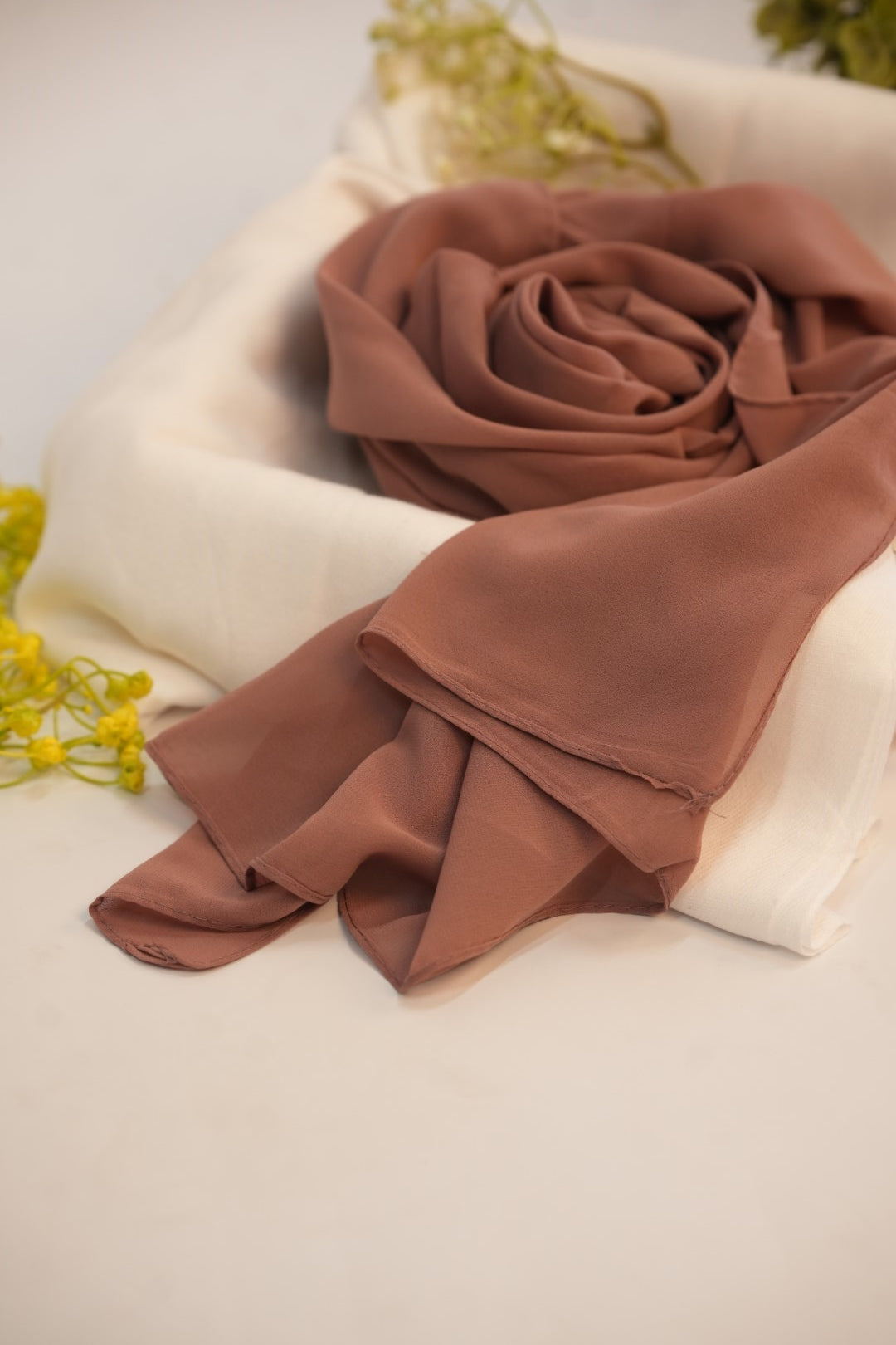 Georgette Hijab Brown