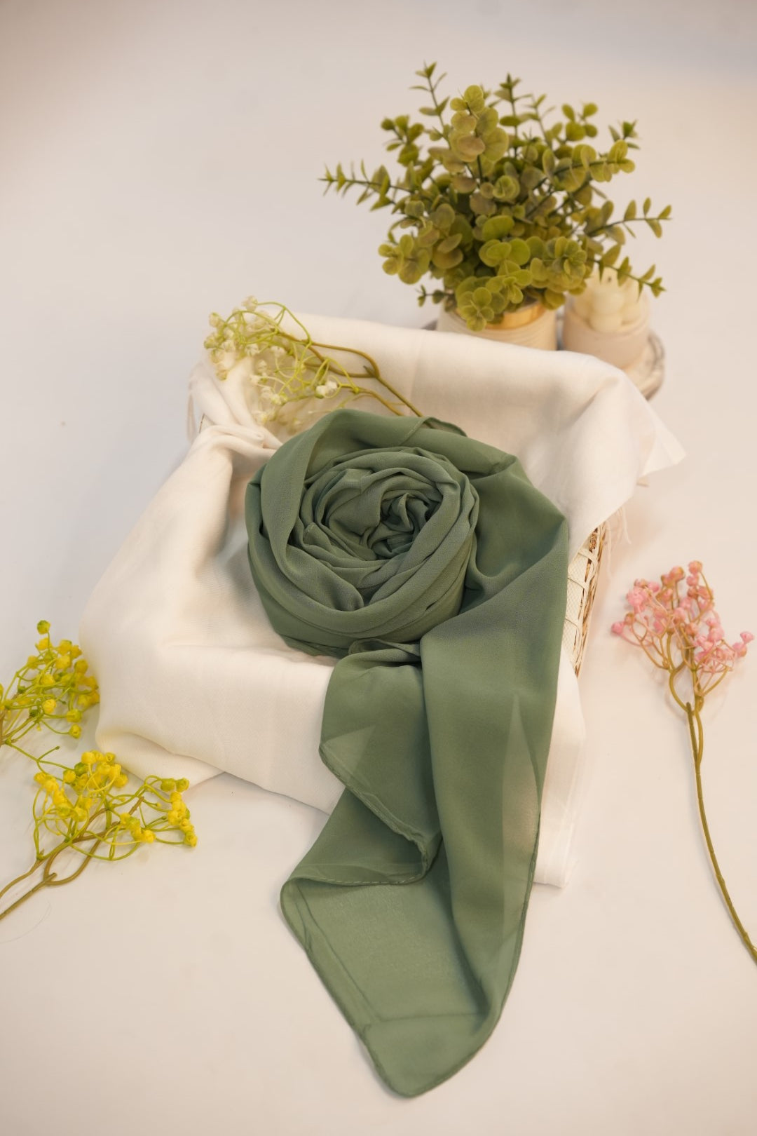 Georgette Hijab Dingley Green
