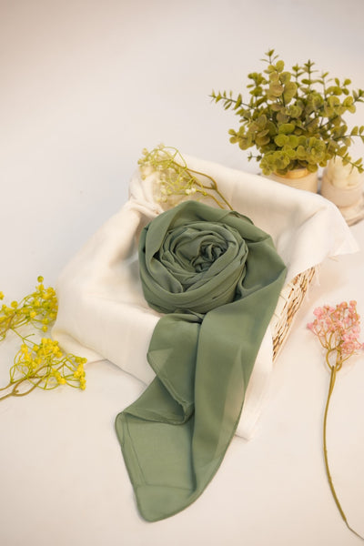 Georgette Hijab Dingley Green