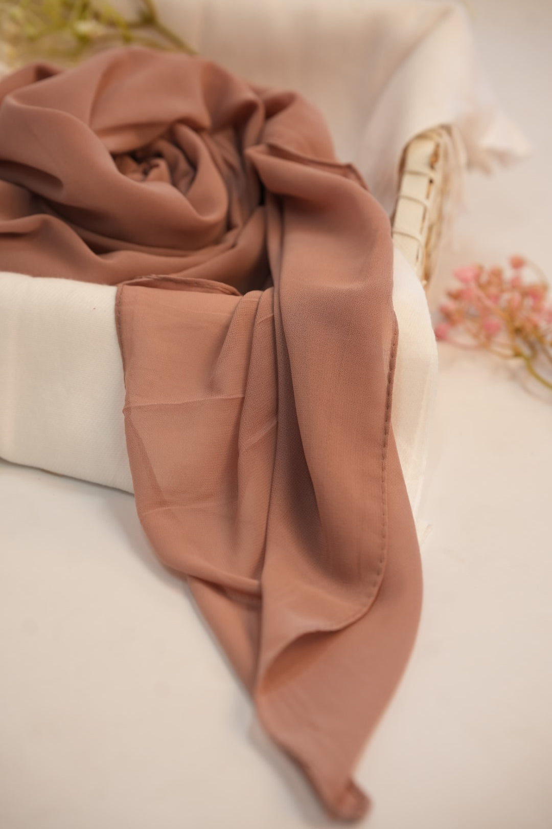 Georgette Hijab Light Hazelnut