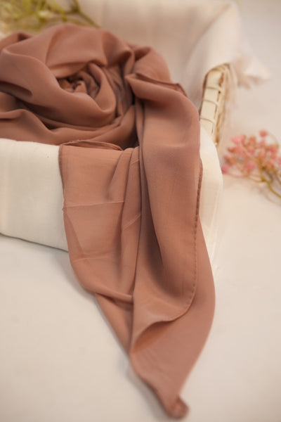 Georgette Hijab Light Hazelnut