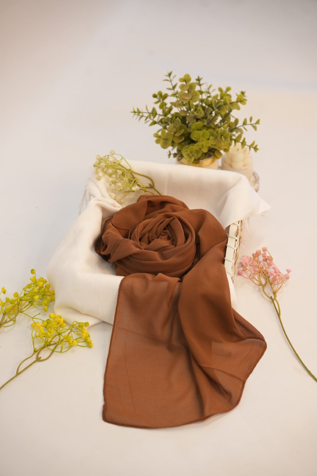 Georgette Hijab - Caramel