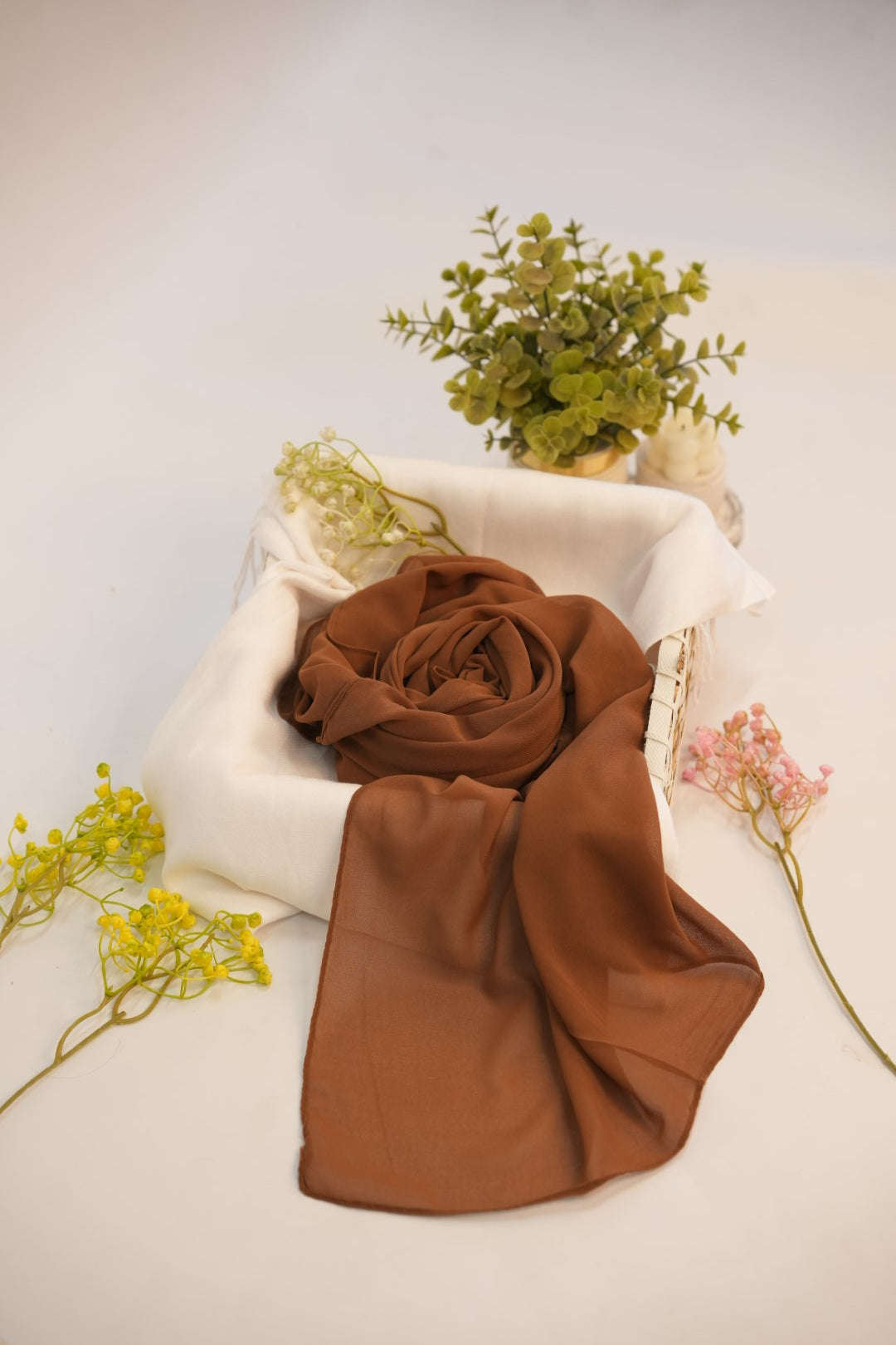 Georgette Hijab - Caramel
