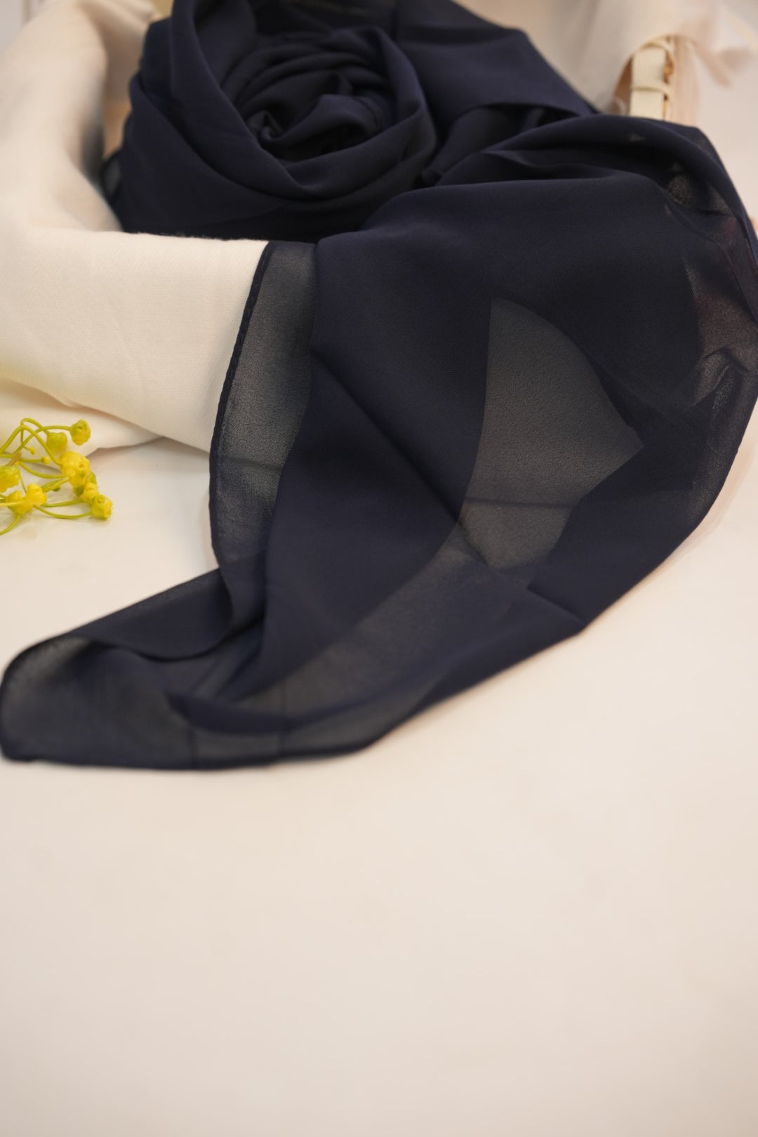 Georgette Hijab Black