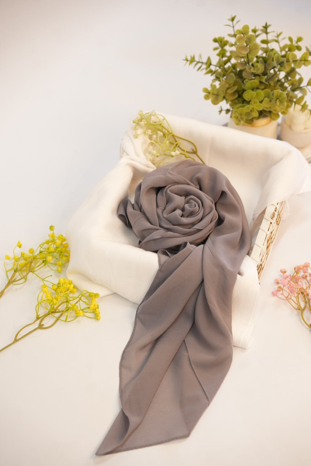 Georgette Hijab Grey
