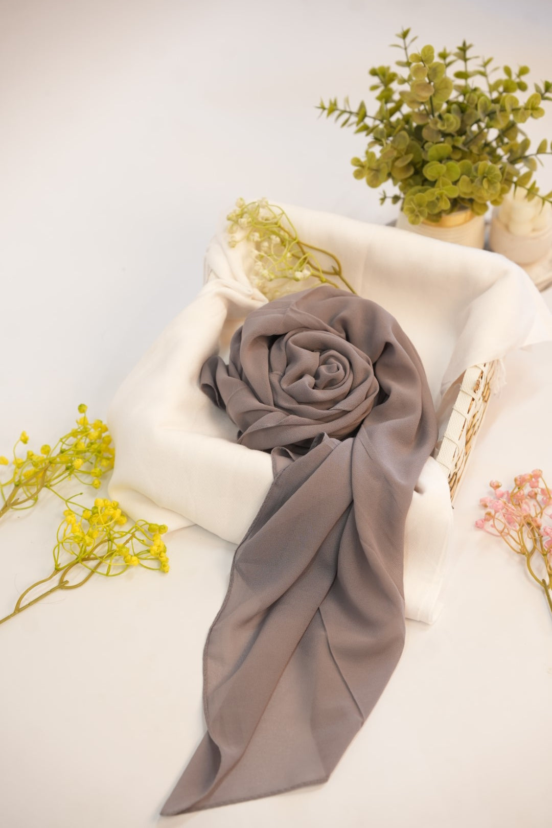 Georgette Hijab Grey