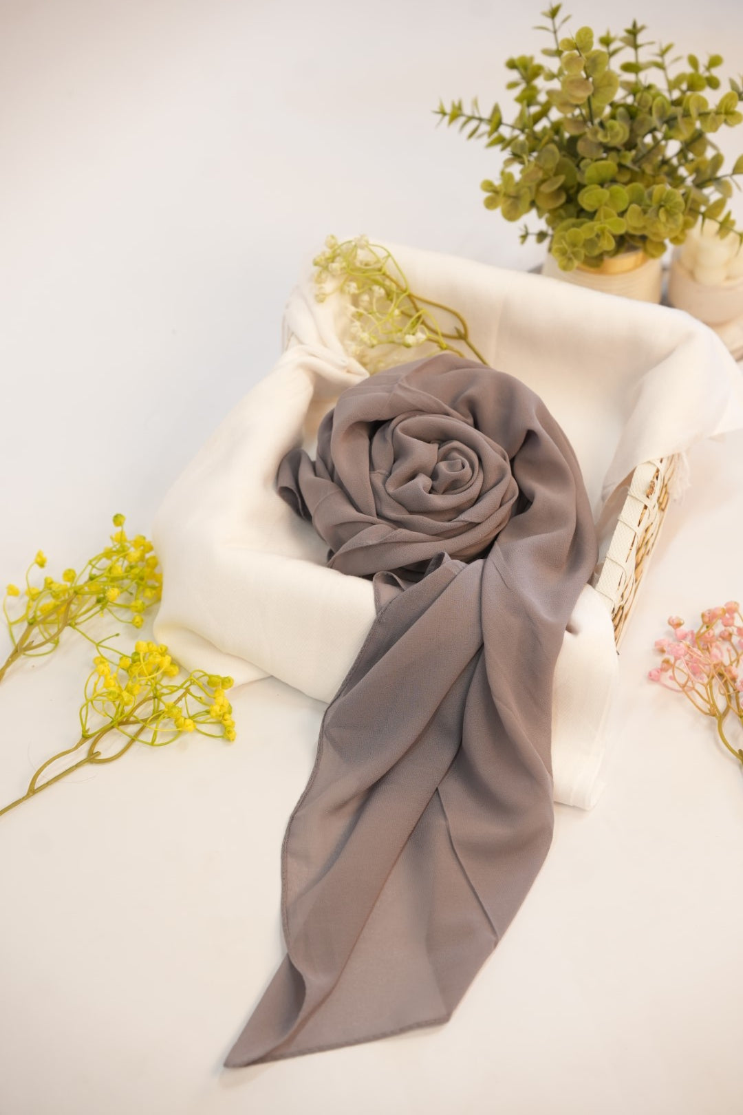 Georgette Hijab Grey