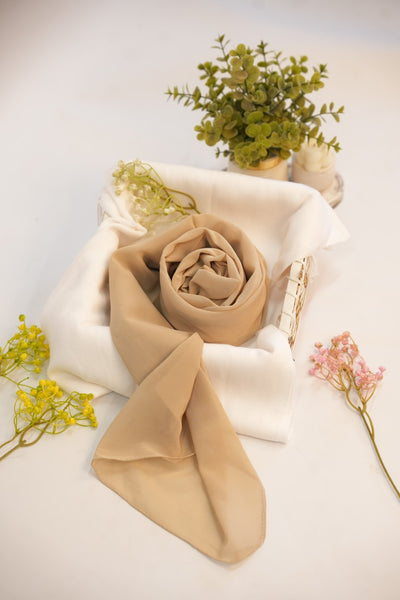 Georgette Hijab Sand