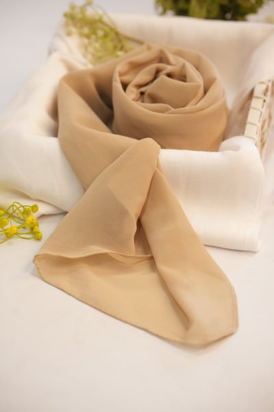 Georgette Hijab Sand