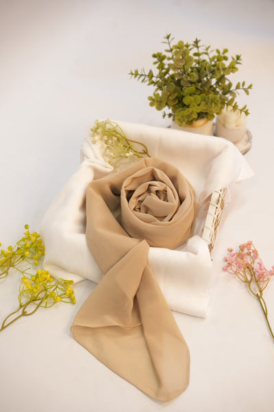 Georgette Hijab Sand